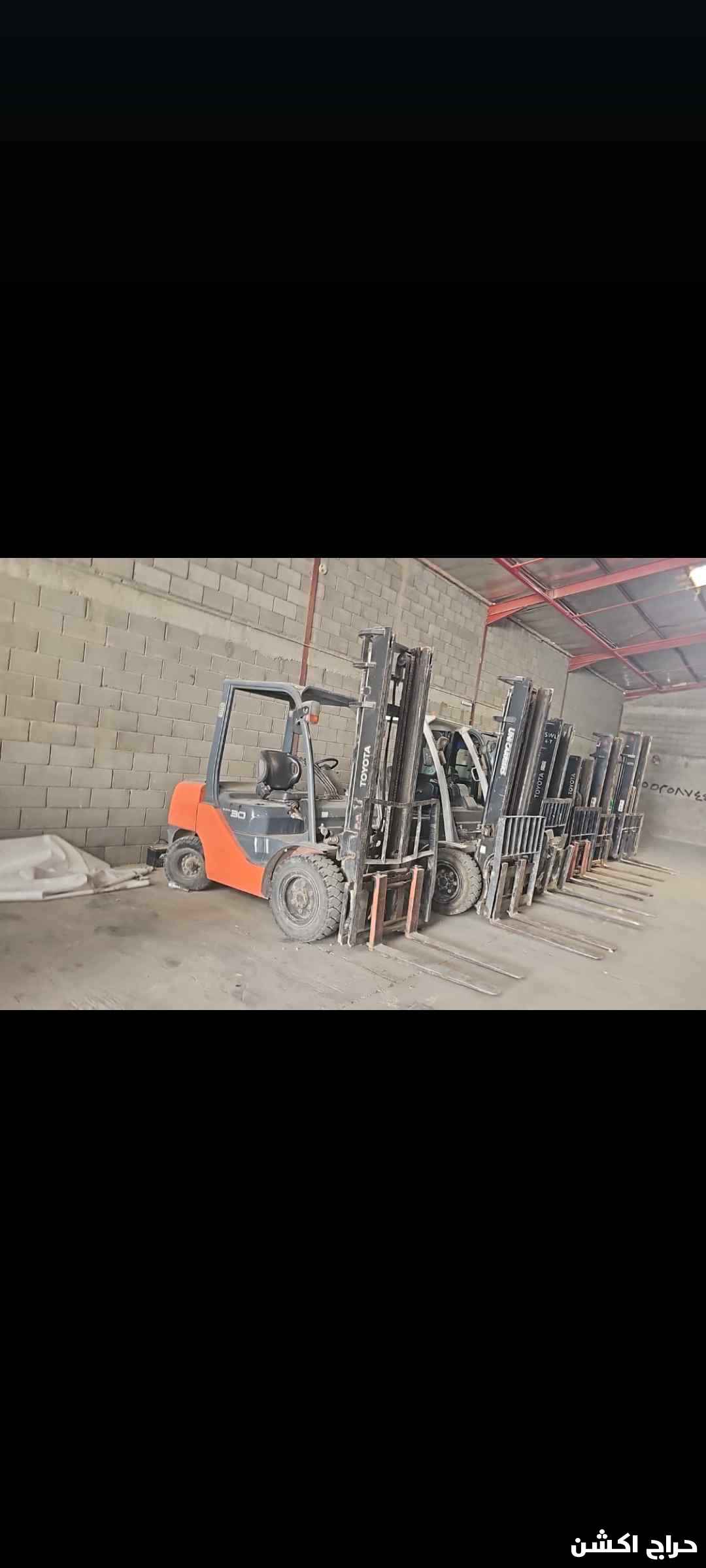 رافعه شوكيه للإيجار جميع أنواعها