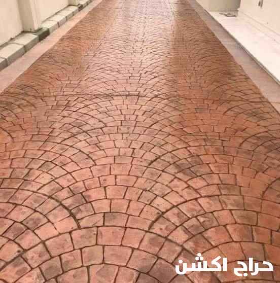 صبة مطبوعة شغل ديكورات خرسانية مطبوعة ميزانية