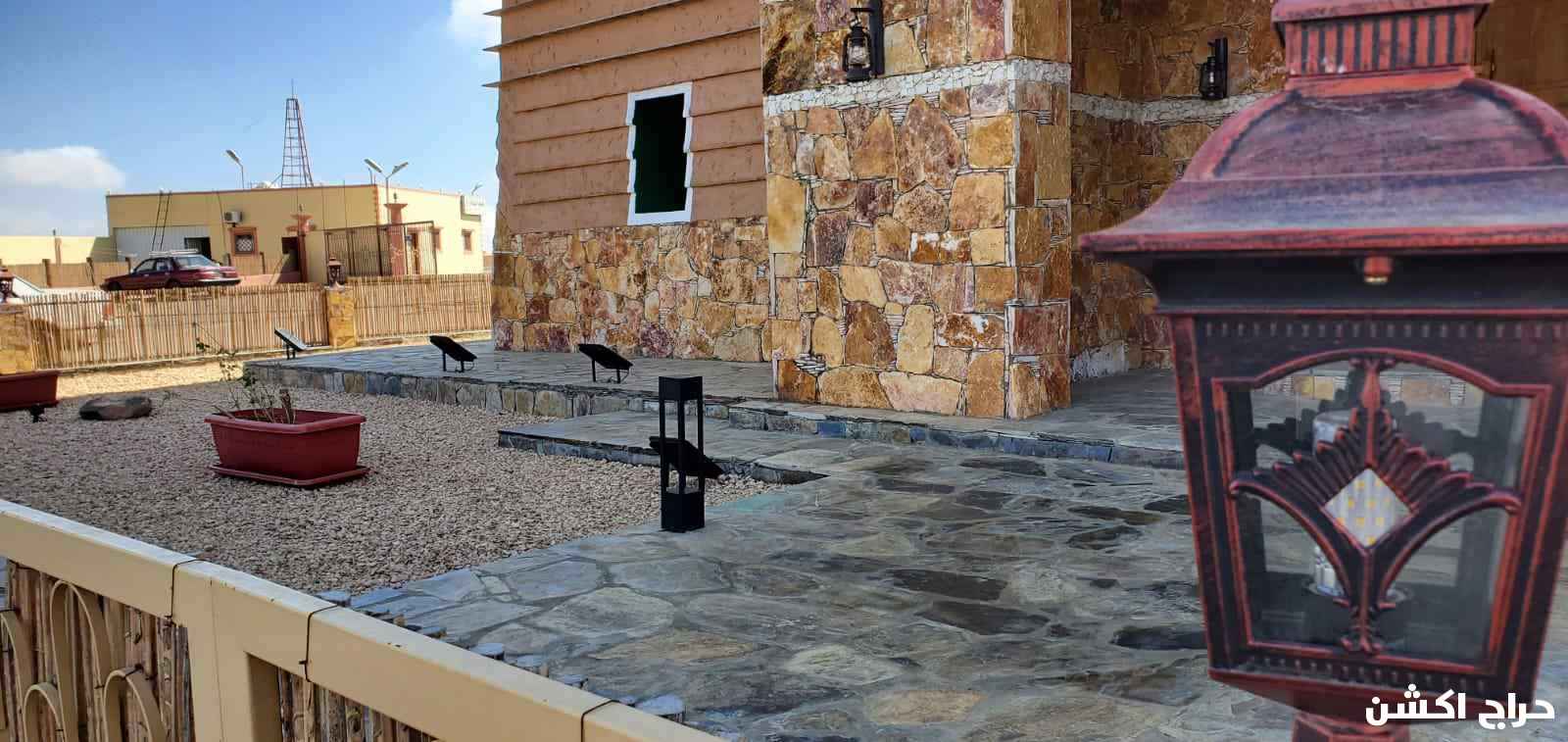 معلم حجر تلبيس رصف اراضي جدران 