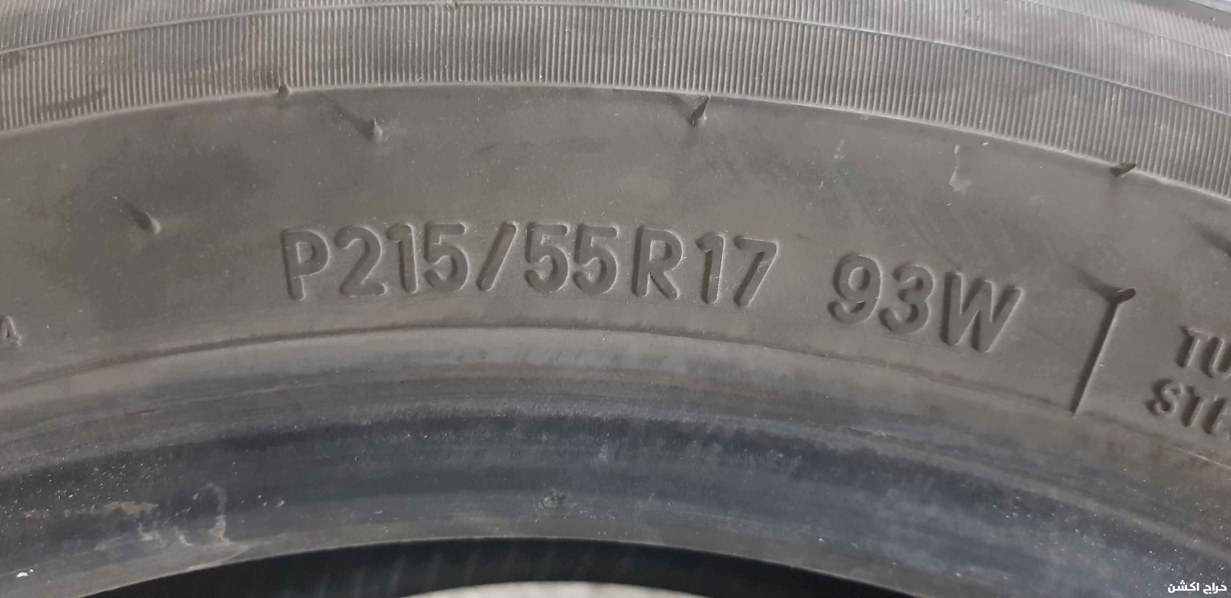 كفرات تويو ياباني 17 215/55