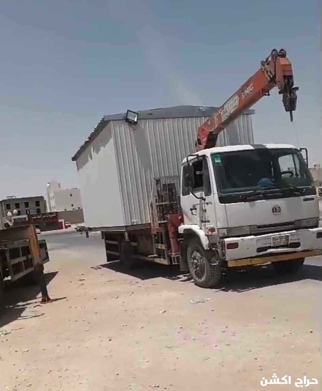 ونش نقل غرف جاهزه دينه نقل كنتينرات رافعه تحميل مولدات نقل بركسات