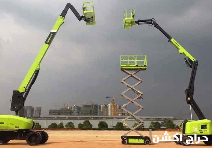 سيزرلفت للايجار مانلفت للايجار رافعة عمال للايجار رافعة مقصيه رافعات سقالات كهربائيه للايجار