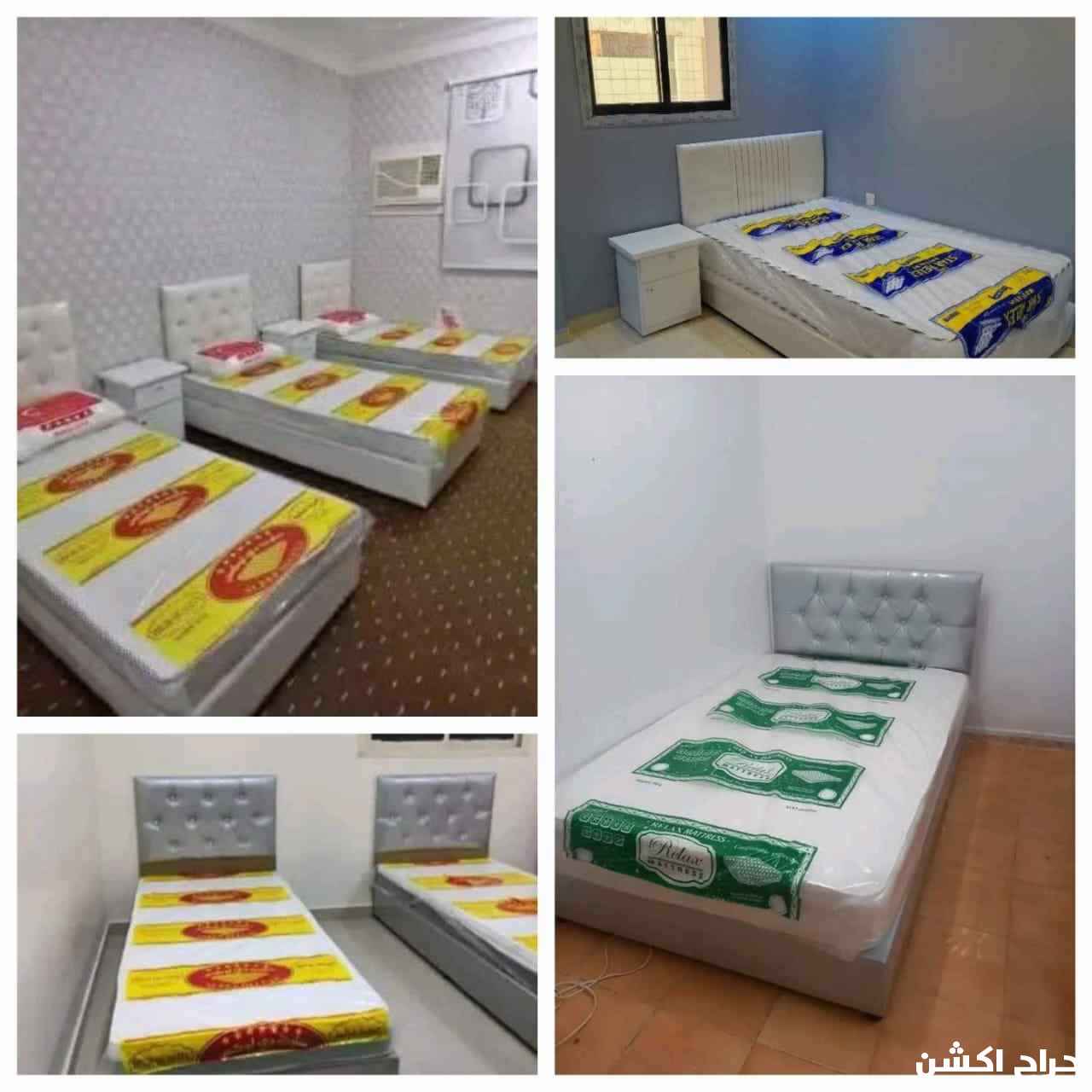 غرف نوم نفرين واطفال جاهزة بسعر المصنع