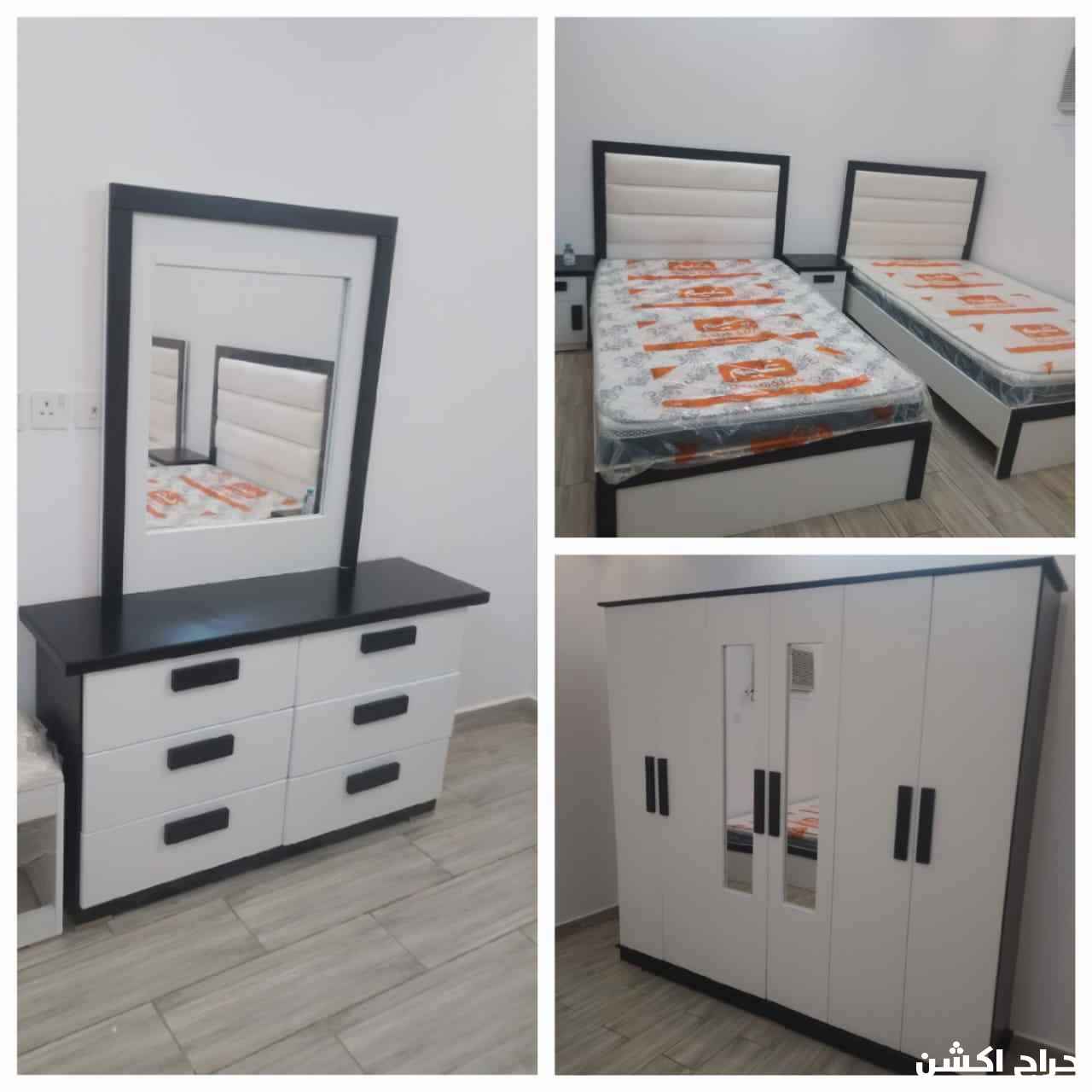 غرف نوم نفرين واطفال جاهزة بسعر المصنع