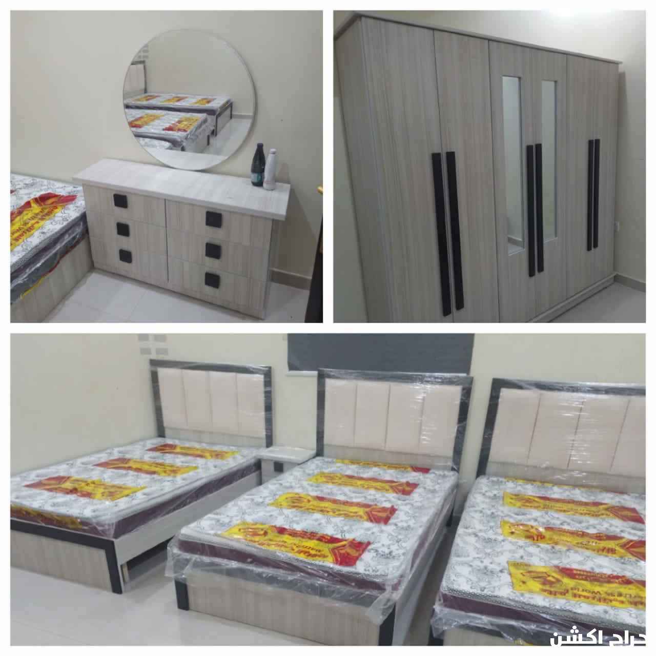 غرف نوم نفرين واطفال جاهزة بسعر المصنع