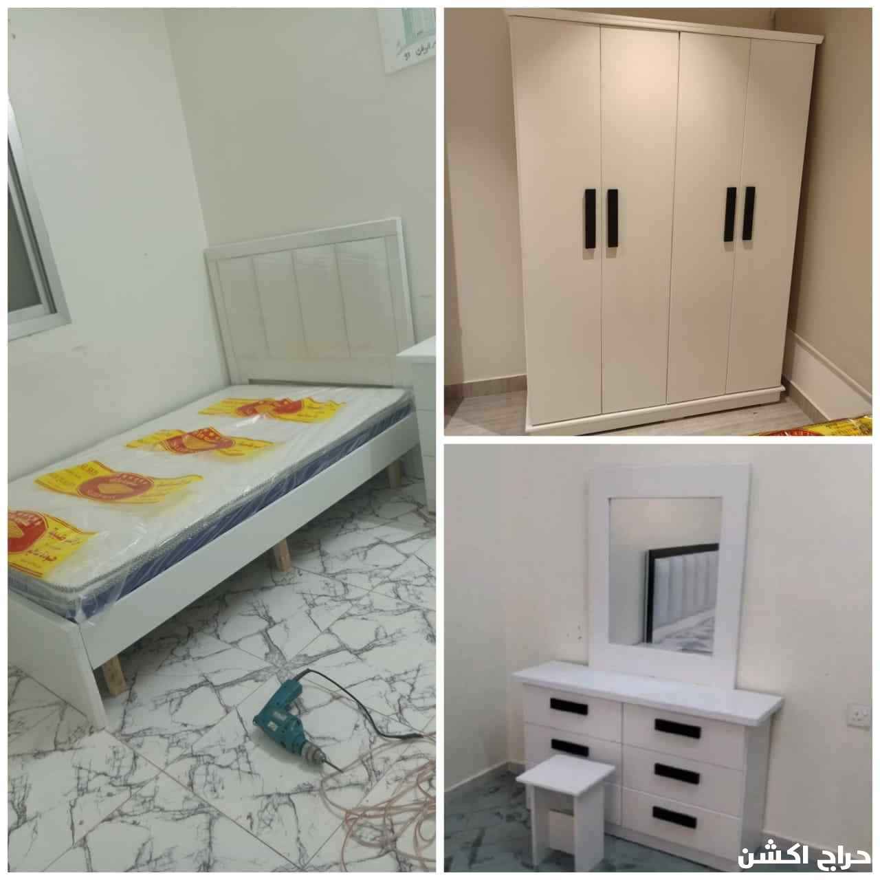 غرف نوم نفرين واطفال جاهزة بسعر المصنع