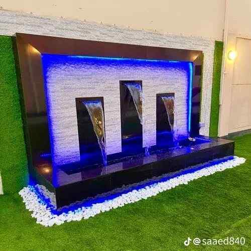 تنسيق حدائق وتصميم الشلالات